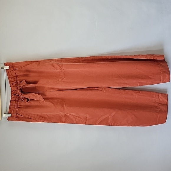 Club Monaco Sandwash Piqué Wide Leg Pant Copper Size 4 - Picture 1 of 13